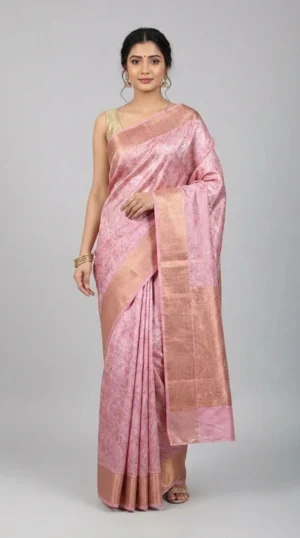 Cherry Blossoms Pure Kanjivaram Saree