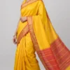 Sunburst Yellow Pure Kanjivaram Saree