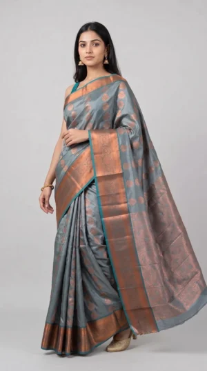 Firoza Pure Kanjivaram Saree