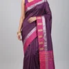 Sarla Purple Pure Kanjivaram Saree