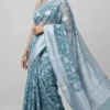 Pastel Blue Timeless Pure Silk Saree