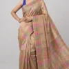 Rose Gold Pure Katan Silk Saree