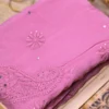 Mauve Mukaish Organza Saree with Hand Embroidery | Elegant Festive 2026
