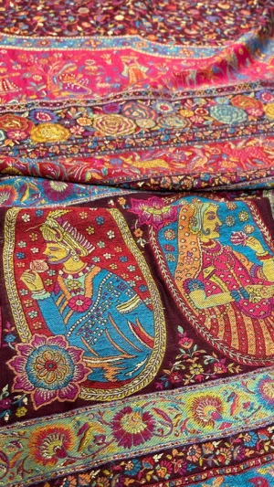 Pure Kashmiri Kani Silk Saree