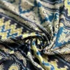 Black Hand Block Printed Zari Border Ajrak Cotton Saree