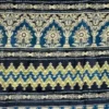 Black Hand Block Printed Zari Border Ajrak Cotton Saree