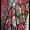 Multicolored on Black Kashmiri Kani Silk Saree with Tassels on Aanchal