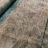 Rust color eco printed Tussar silk saree Saree