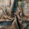 Rust color eco printed Tussar silk saree Saree