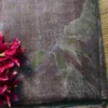 Brown Tussar Eco Print Saree
