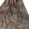 Brown Tussar Eco Print Saree