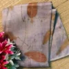 Slate Grey Tussar Eco Printed Saree