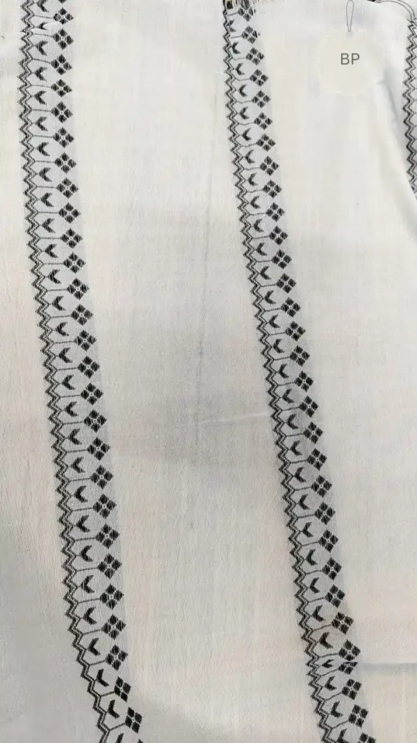 White Cotton Chikankari Saree