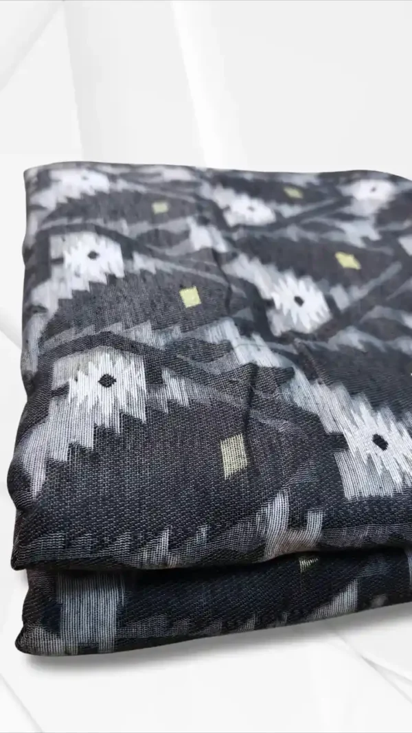 Off White Cotton Jamdani Saree