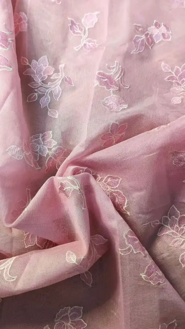 Light Pink Cotton Kota Saree,Saree