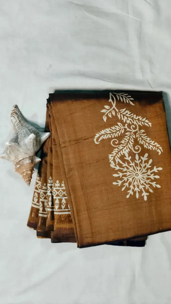 Purple Katan Zari Saree