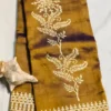 Purple Katan Zari Saree