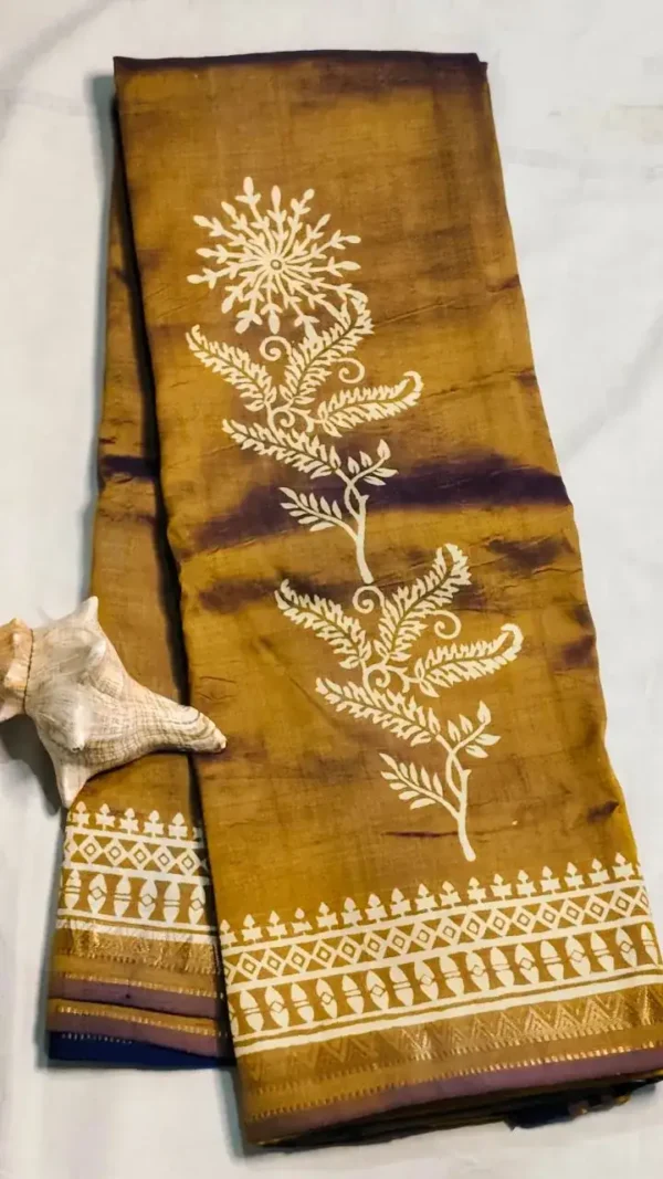 Purple Katan Zari Saree