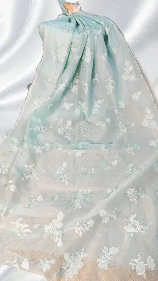 Sky Blue Cotton Kota Saree,cotton