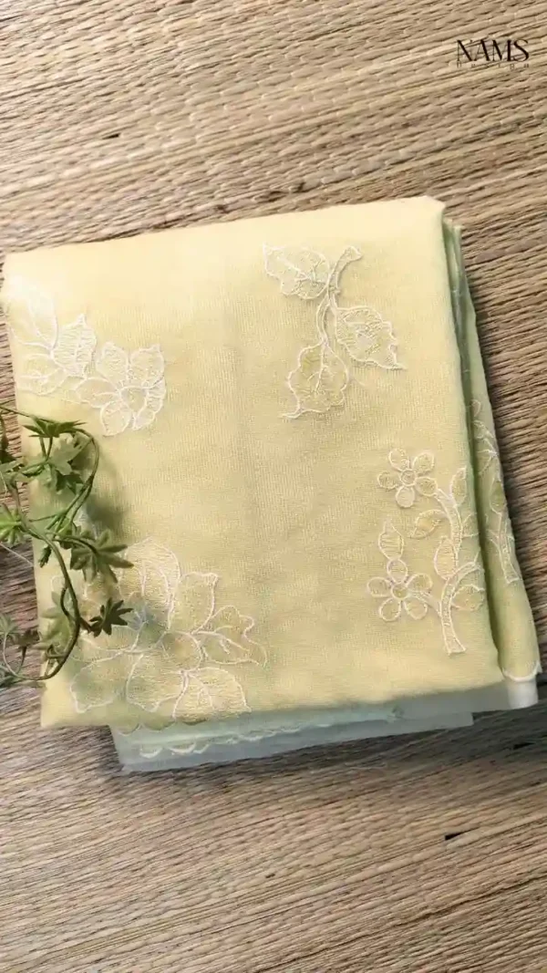 Light Yellow Cotton Kota Saree,yellow
