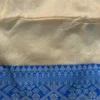 Off White Tussar Kolka Saree