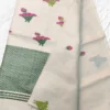 Off White Tussar Jamdani Saree
