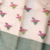 Off White Tussar Jamdani Saree