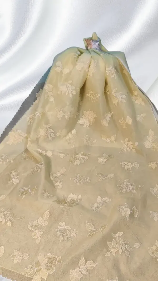Light Yellow Cotton Kota Saree,yellow