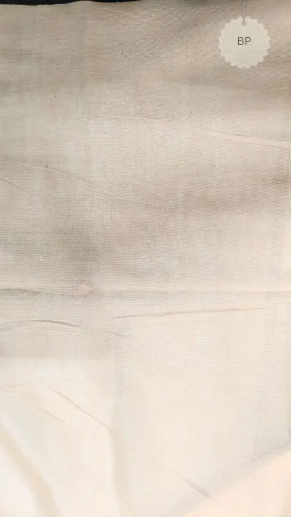 Beige Tussar Kolka Saree