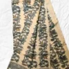 Beige Tussar Kolka Saree