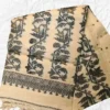 Beige Tussar Kolka Saree