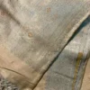 Peach Tussar Zari Saree