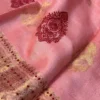 Hot Pink Tussar Zari Saree