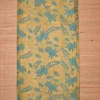 Slate color with yellow stitch work on Tussar silk saree