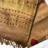 Beige Tussar Zari Saree