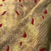 Beige Tussar Zari Saree