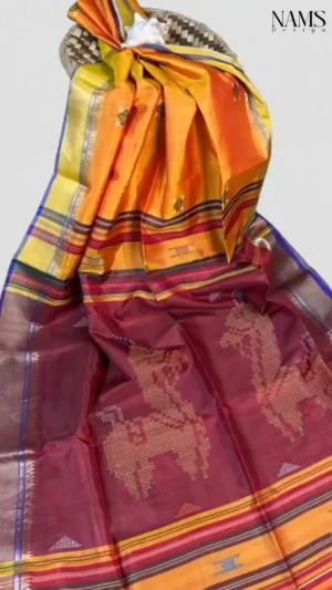 Biswabangla Katan silk saree