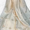 Off White Tussar Zari Saree