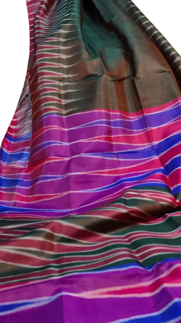 Brown Katan Silk Saree