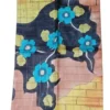 Deep Harmony Handpainted Peach Tussar silk saree