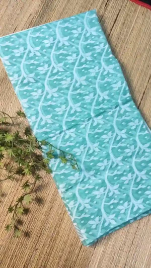 Blue Cotton Jamdani Saree,jamdani