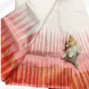 White Katan Silk Saree