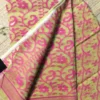 Green Cotton Jamdani Saree,jamdani