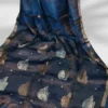 Blue Matka Zari Saree