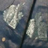 Blue Matka Zari Saree