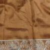 Rust Katan Silk Block Print Saree