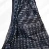 Black Tussar Needle Print Saree