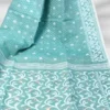 Radiant Cyan Cotton Jamdani Saree,saree