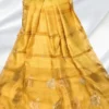Yellow Matka Zari Saree