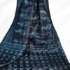 Slate Tussar Needle Print Saree